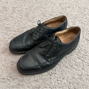 Bostonian Strada Black Leather Cap Toe Oxford Made in Italy 65 Mens 10